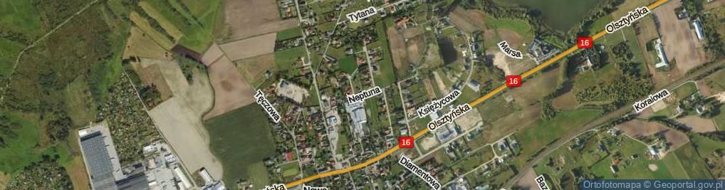 Zdjęcie satelitarne Neptuna ul.